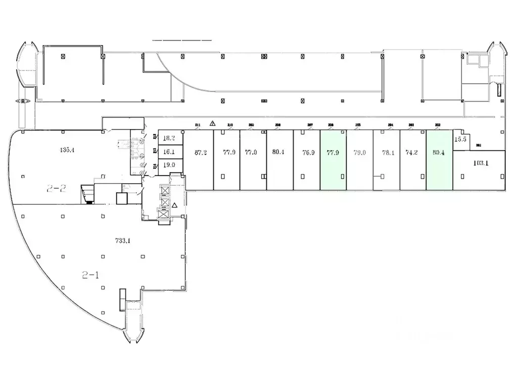 Офис в Санкт-Петербург Звездная ул., 1 (158 м) - Фото 2