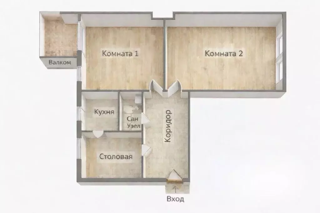 2-к кв. Москва ул. Павла Андреева, 28К4 (74.4 м) - Фото 2