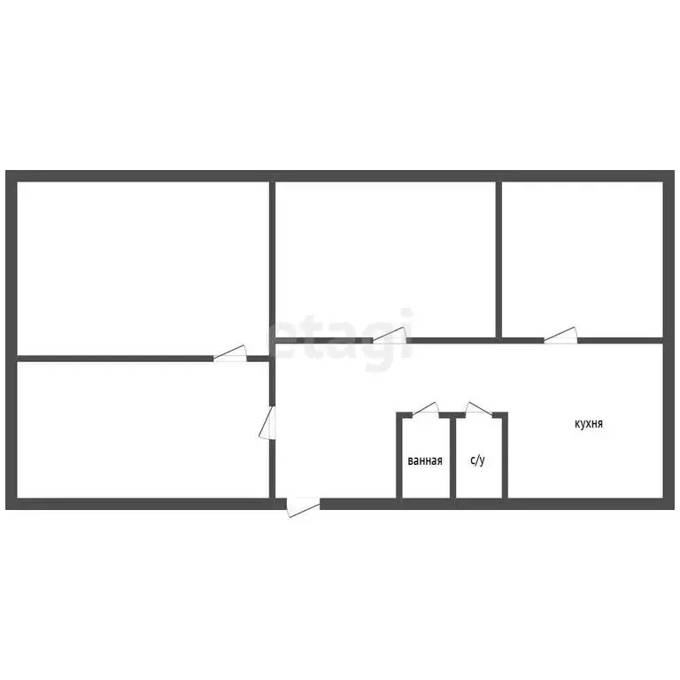 4-комнатная квартира: Челябинская область, посёлок Нижний Уфалей, ... - Фото 1