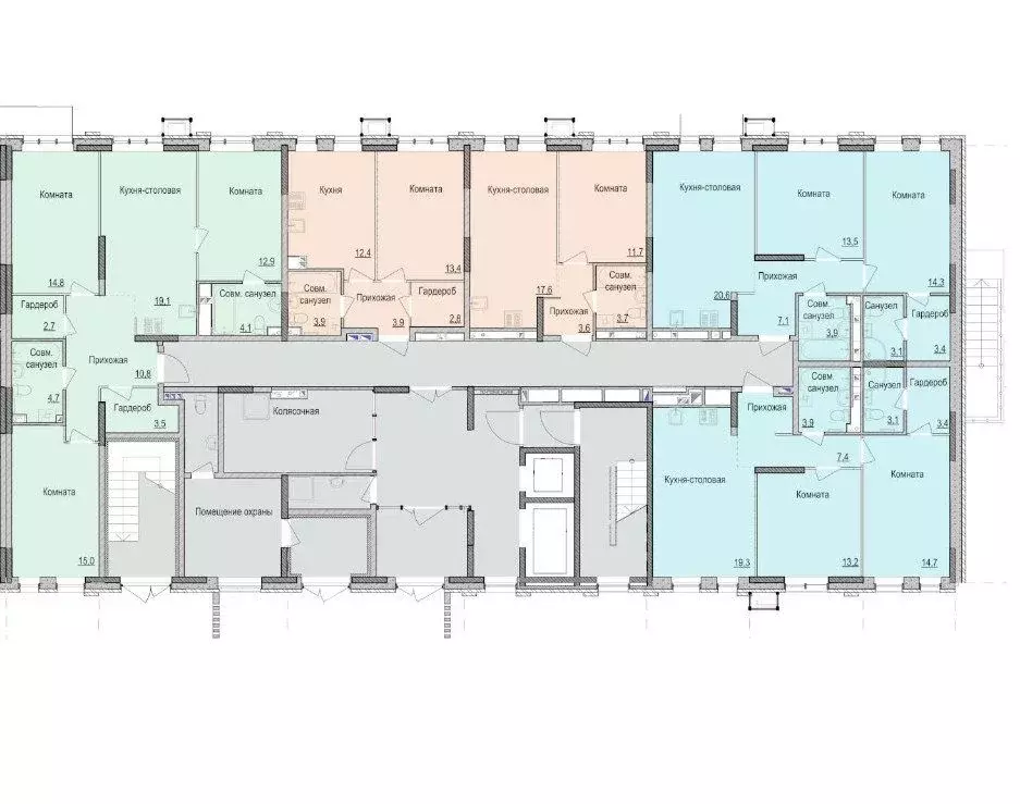 2-к кв. Удмуртия, Ижевск ул. Имени Репина, 35Ак1 (65.5 м) - Фото 2