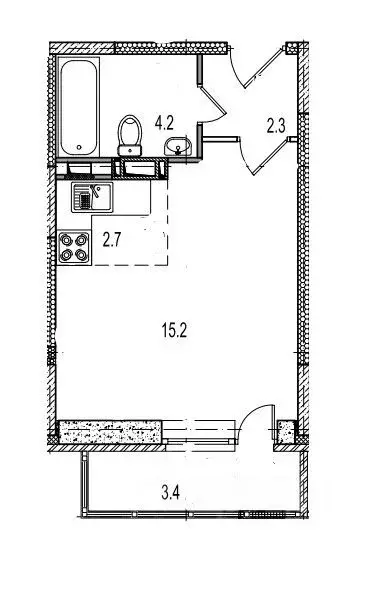 1-к кв. Московская область, Ногинск Богородский городской округ, ул. ... - Фото 1