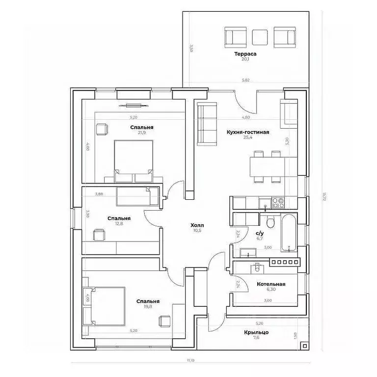 Дом в Московская область, Ленинский городской округ, д. Орлово, Орловъ ... - Фото 2