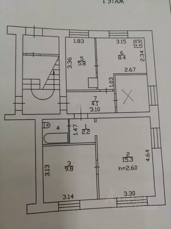 3-к кв. Тверская область, Кашин ул. Ленина, 1А (48.0 м) - Фото 1