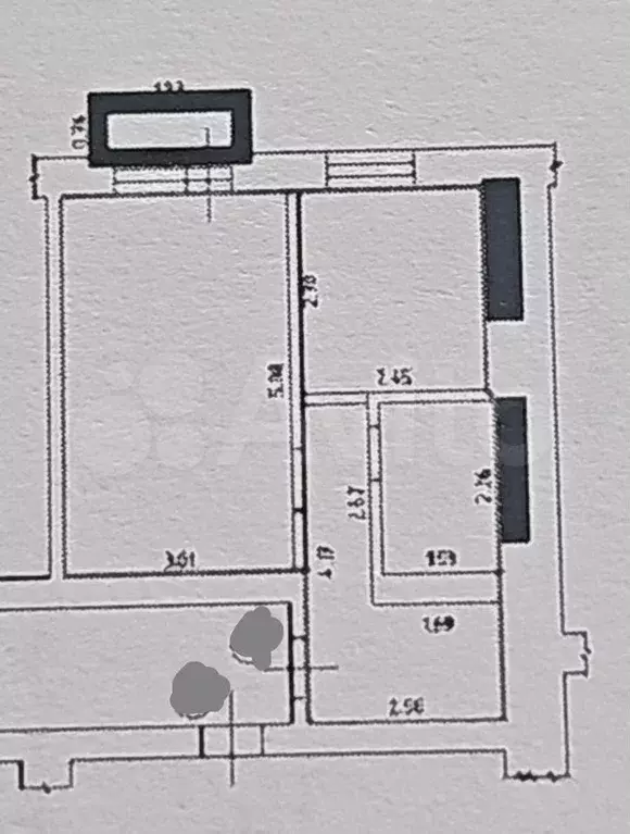 1-к. квартира, 32 м, 1/9 эт. - Фото 0