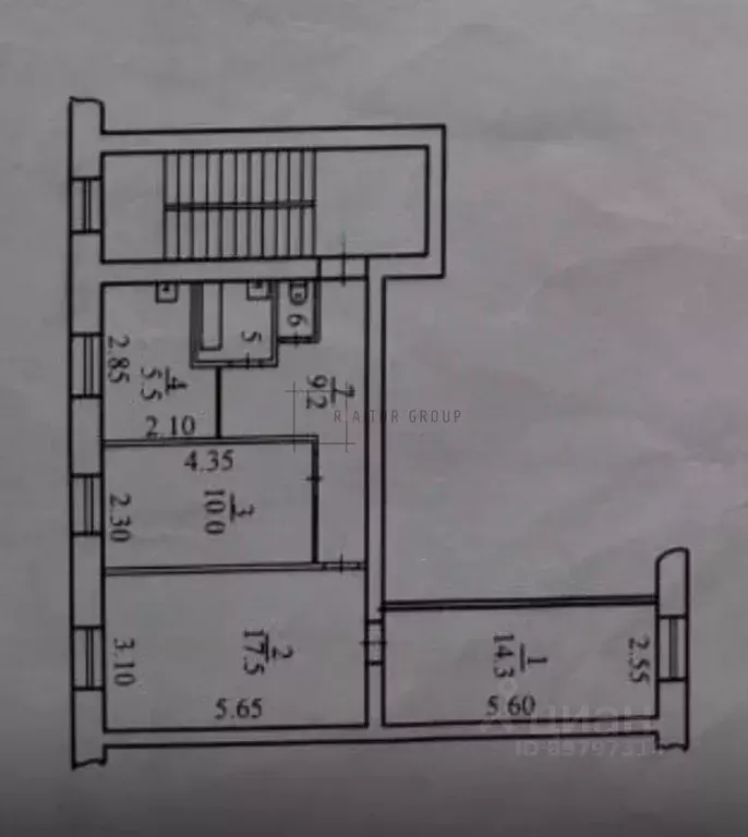 3-к кв. Новосибирская область, Новосибирский район, с. Верх-Тула, 1-й ... - Фото 2