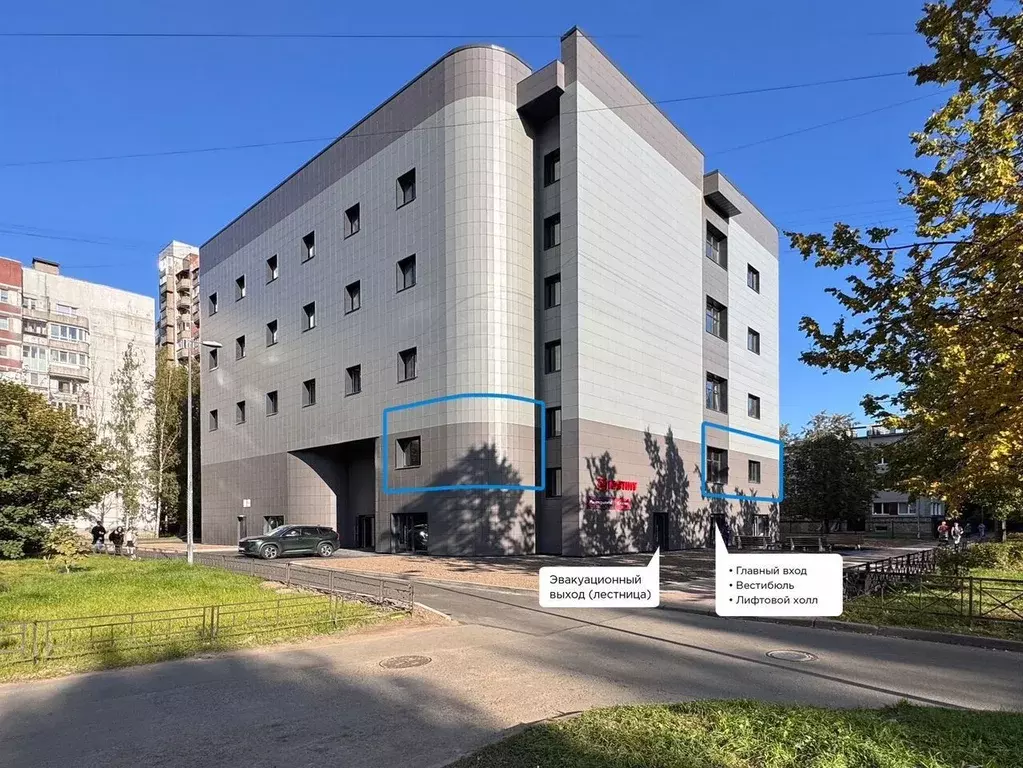 Офис в Санкт-Петербург ул. Кораблестроителей, 33 (223 м) - Фото 2