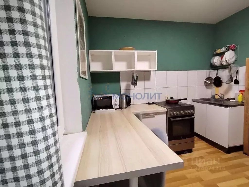 1-к кв. Нижегородская область, Нижний Новгород ул. академика Сахарова, ... - Фото 2