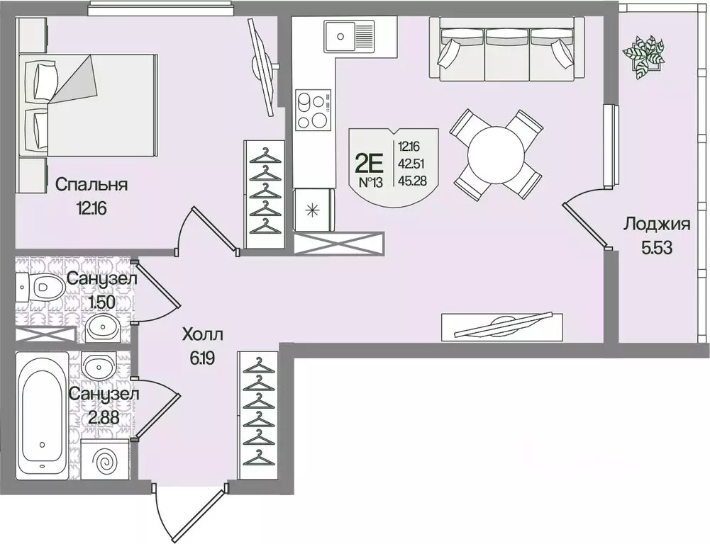 1-к кв. Ленинградская область, Всеволожский район, Бугровское ... - Фото 1