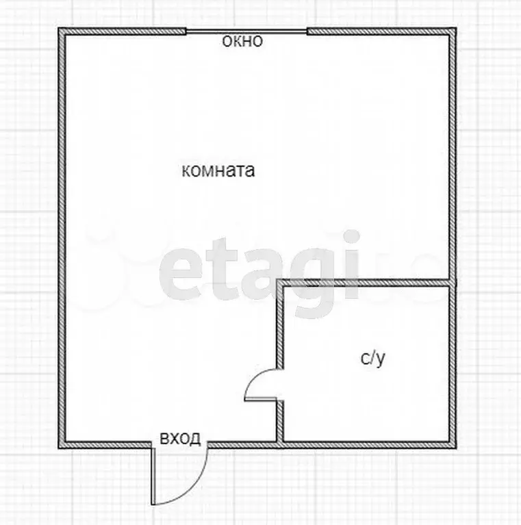 1-к. квартира, 24 м, 9/9 эт. - Фото 0