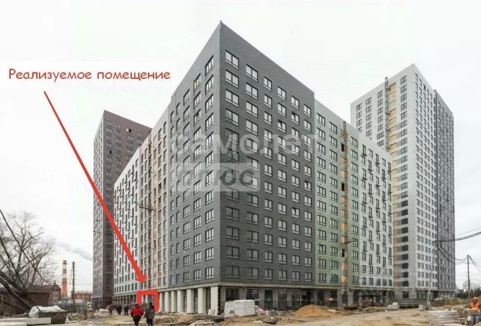 Торговая площадь в Московская область, Мытищи Яуза Парк жилой ... - Фото 0