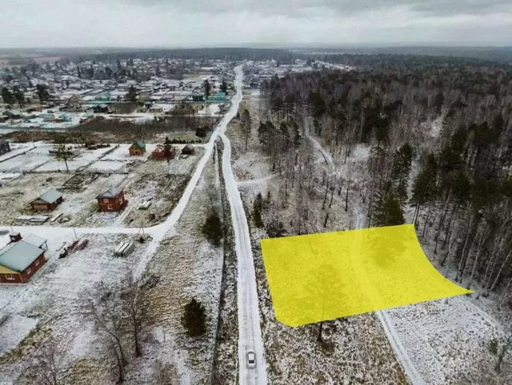 Участок в Томская область, Томский район, д. Кандинка ул. Гагарина ... - Фото 1