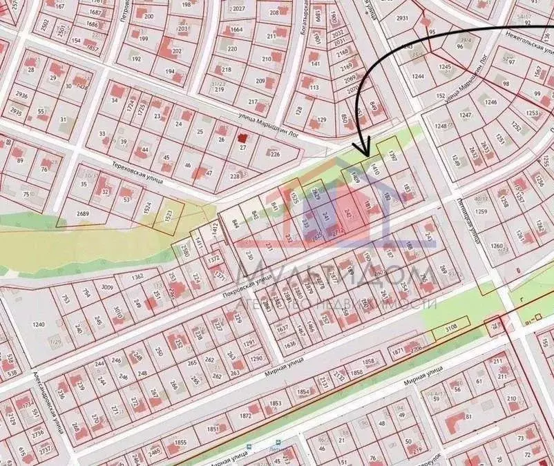 Участок в Белгородская область, Старый Оскол ул. Марышкин лог, 31 ... - Фото 1