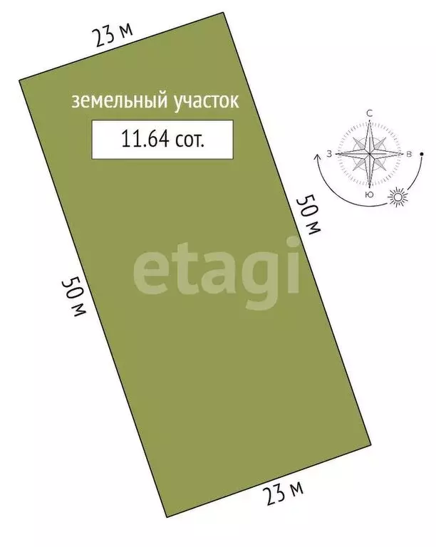 Участок в Белокуриха, Успенская улица (11.64 м) - Фото 1