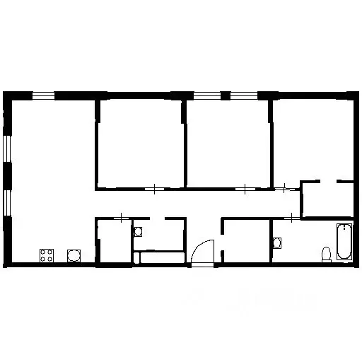 3-к кв. Москва Шмитовский проезд, 39к3 (100.3 м) - Фото 2