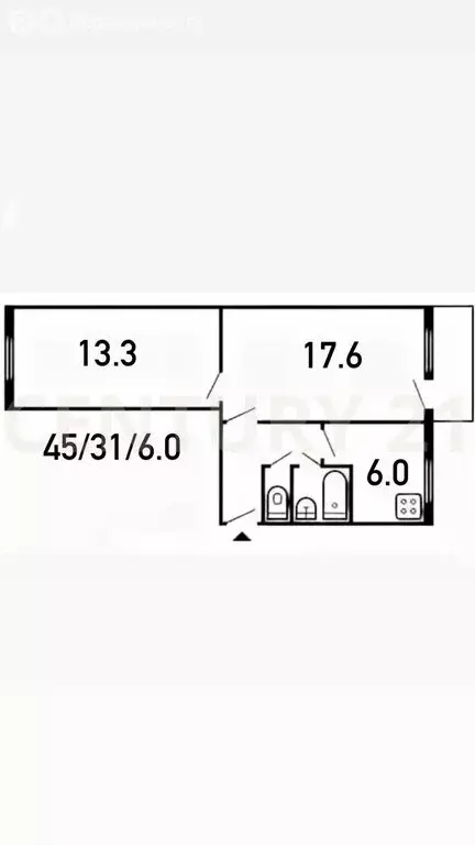 2-комнатная квартира: Новоульяновск, Комсомольская улица, 6 (45.7 м) - Фото 0