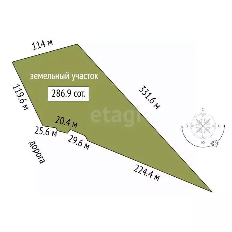Участок в Чувашия, Моргаушский муниципальный округ, Орининское ... - Фото 2