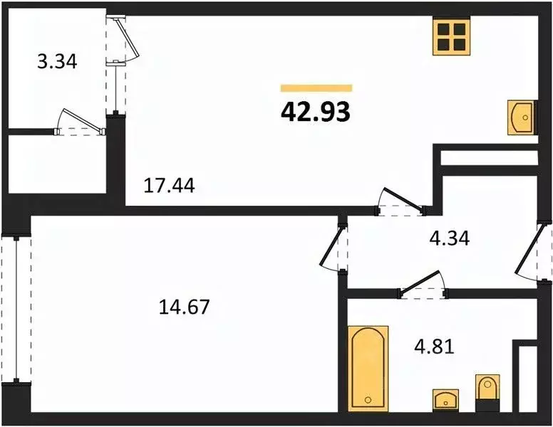 Комната Крым, Ялта ул. Красноармейская, 40 (18.0 м) - Фото 2