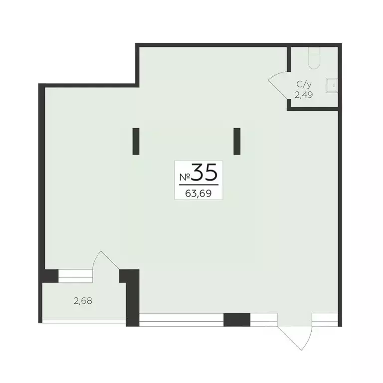 Помещение свободного назначения в Воронежская область, Воронеж Шилово ... - Фото 2