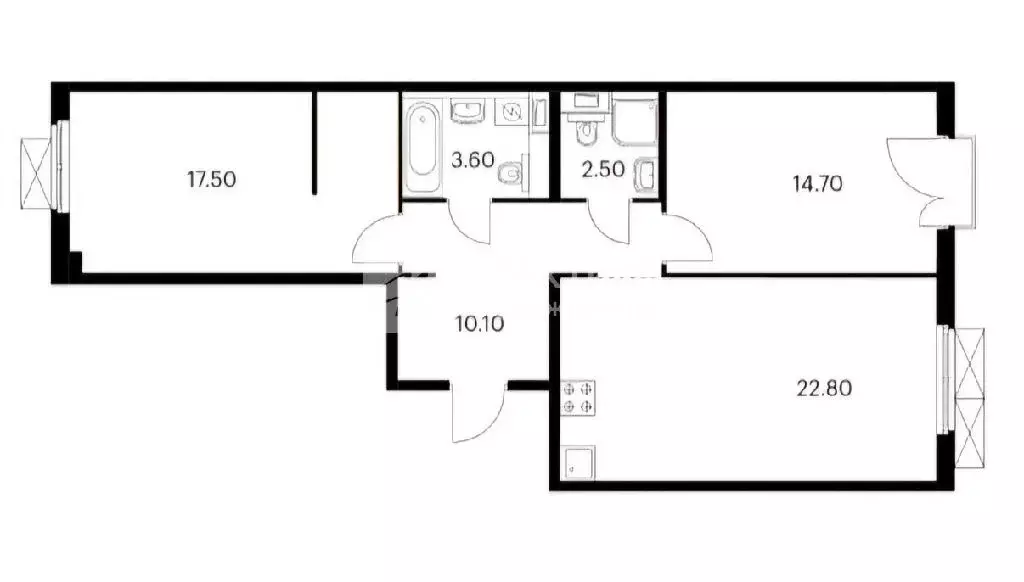 Продается 2-комнатная квартира - Фото 2