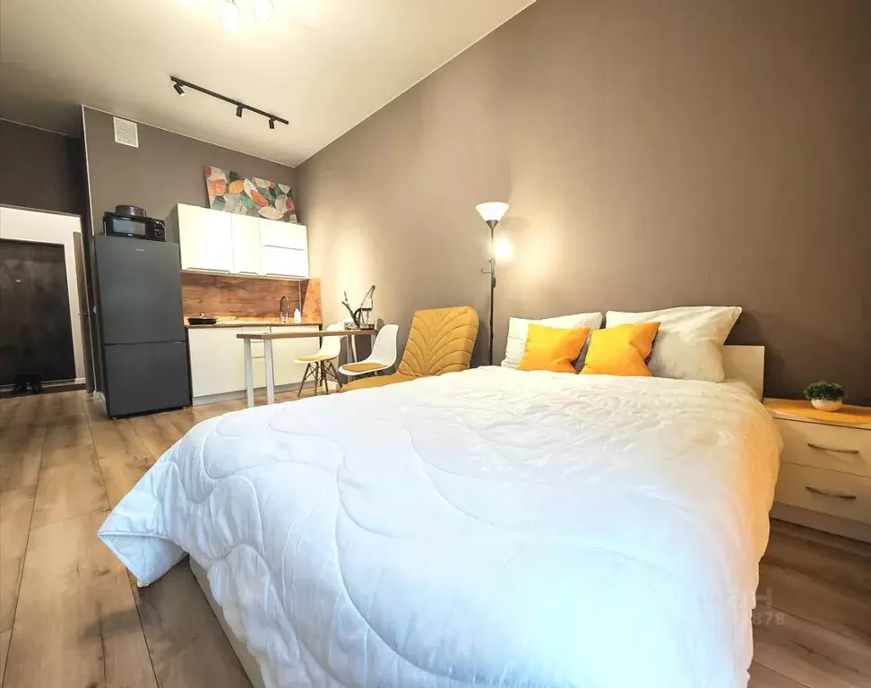 Студия Санкт-Петербург ул. Александра Матросова, 3 (31.0 м) - Фото 2