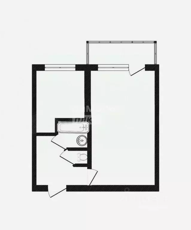 1-к кв. Иркутская область, Иркутск Севастопольская ул., 152 (30.0 м) - Фото 2