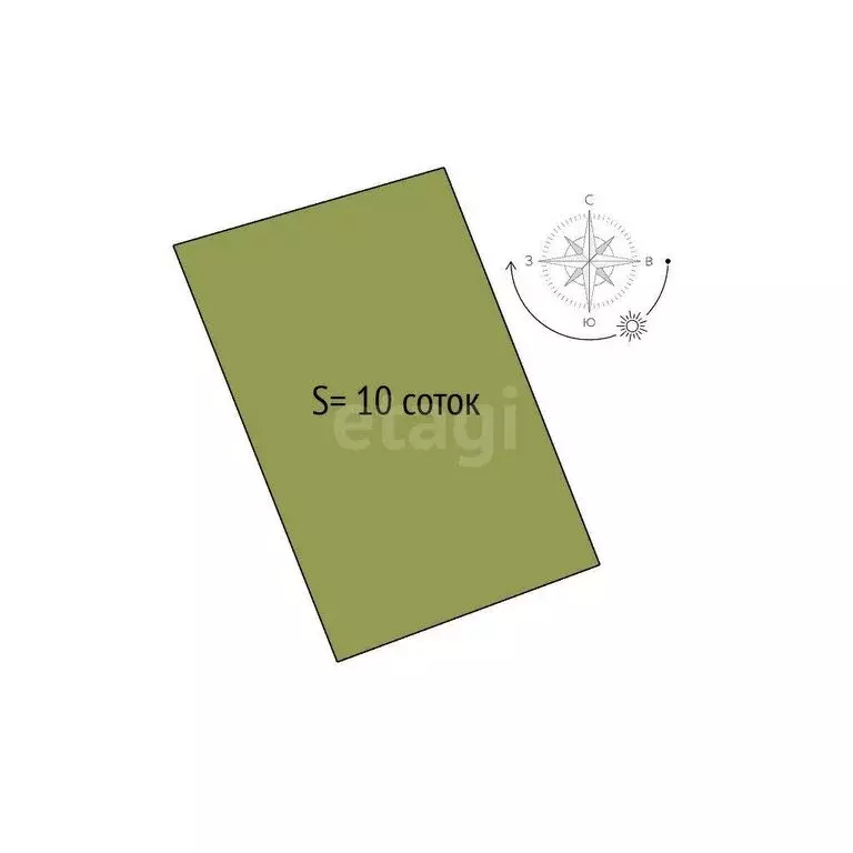 Участок в Садовый, Рабочая улица (10 м) - Фото 1