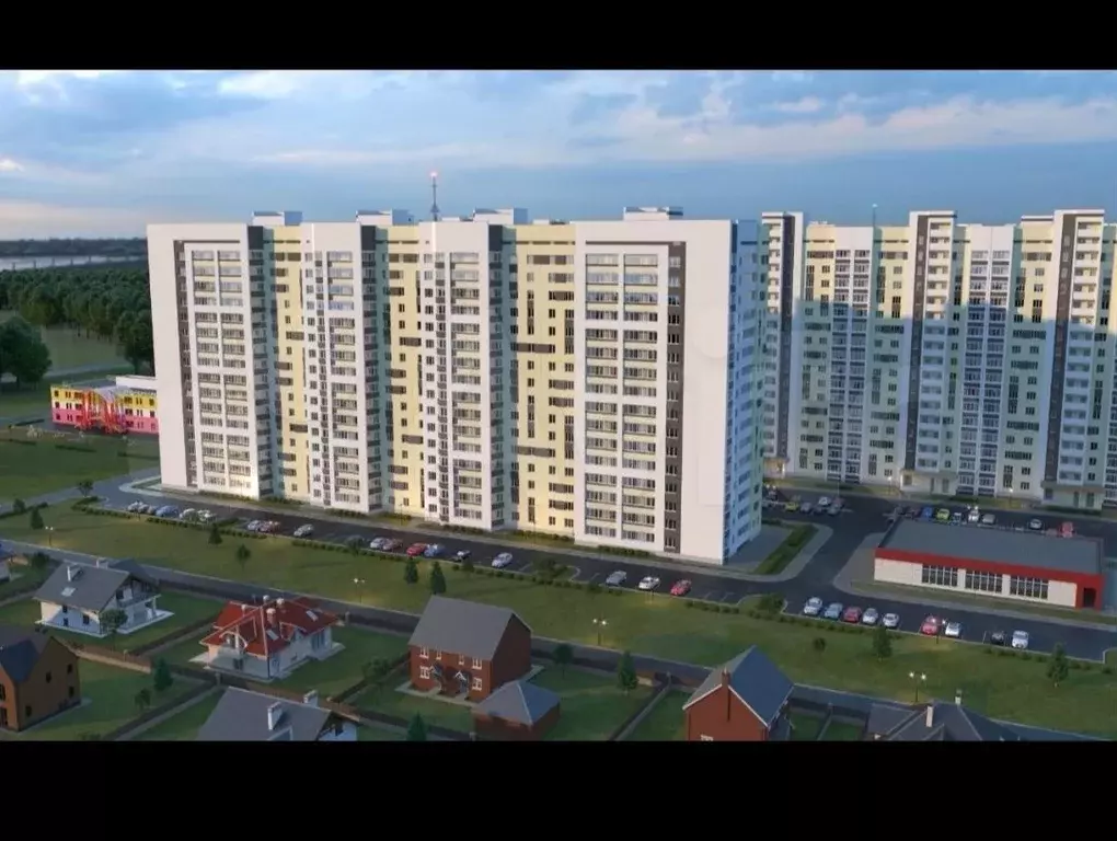 2-к. квартира, 65,8 м, 1/16 эт. - Фото 1
