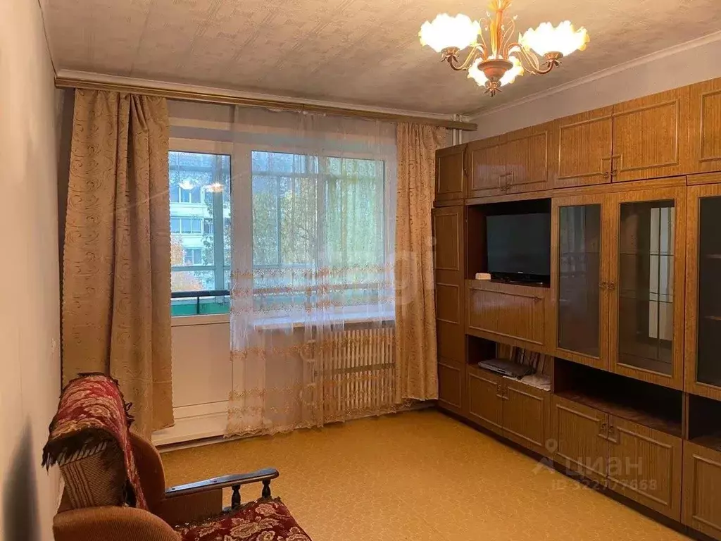 1-к кв. Калужская область, Обнинск ул. Курчатова, 40 (36.2 м) - Фото 1