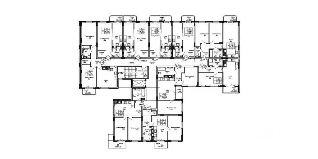 2-к кв. Калининградская область, Калининград Теодор Кроне жилой ... - Фото 2