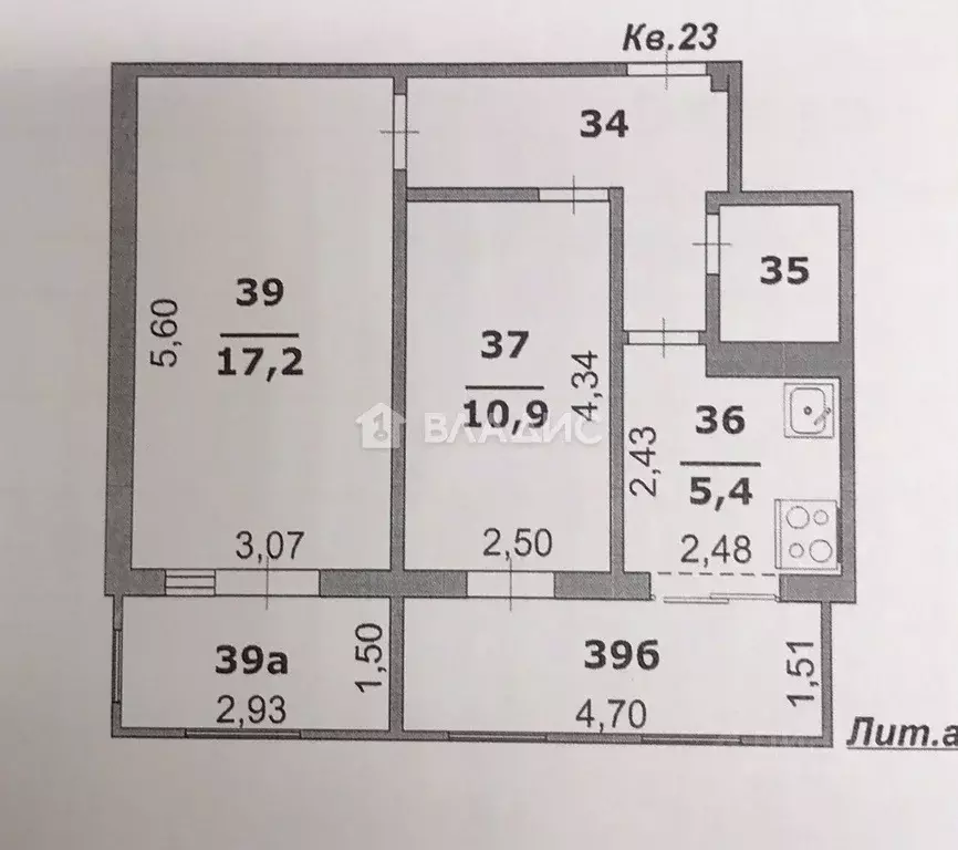 3-к кв. Белгородская область, Белгород ул. Щорса, 56 (75.9 м) - Фото 1