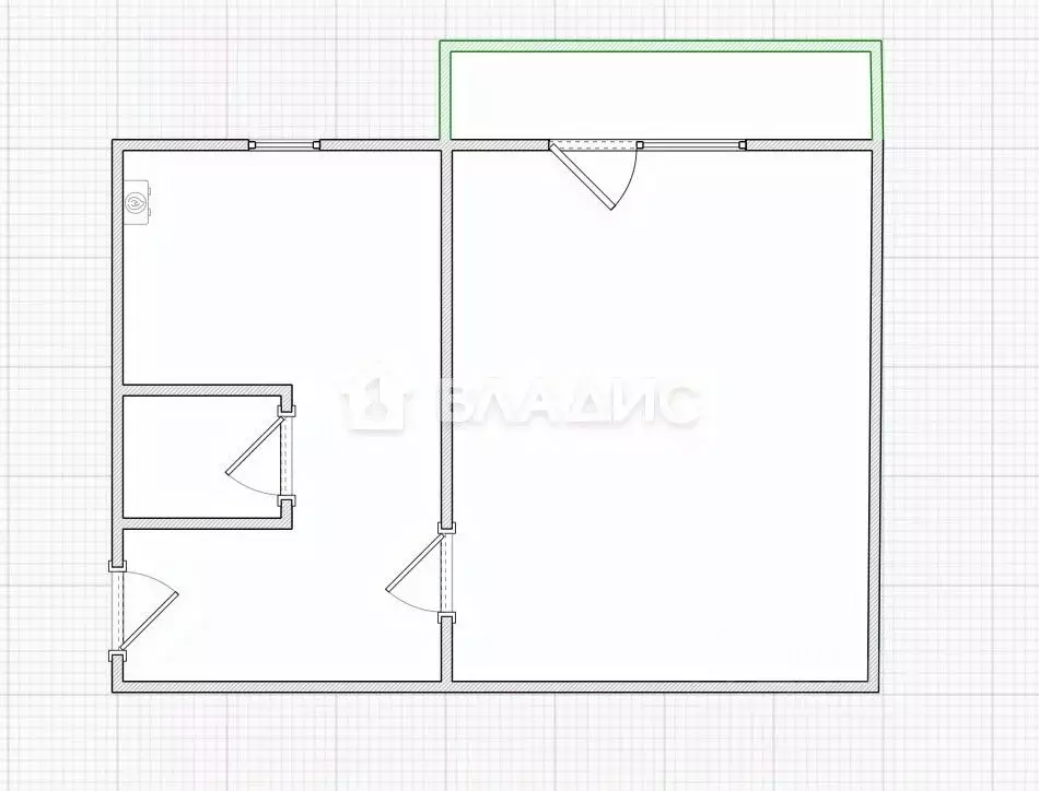 1-к кв. Пензенская область, Пенза ул. Герцена, 7 (30.9 м) - Фото 2