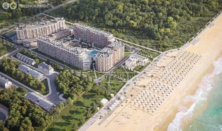 Квартира-студия: Саки, комплекс апартаментов Тамерун (35.5 м) - Фото 1