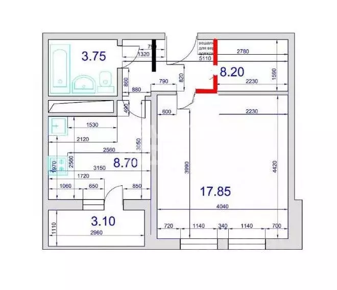 1-к кв. Москва, Москва, Зеленоград к2034 (38.5 м) - Фото 1
