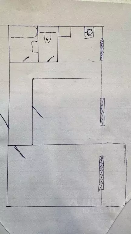 2-к кв. Московская область, Чехов муниципальный округ, Крюково пгт 6 ... - Фото 2