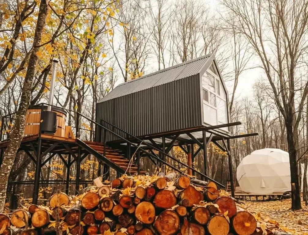 Дом в Смоленская область, Гагаринский муниципальный округ, д. Лебедки, ... - Фото 1