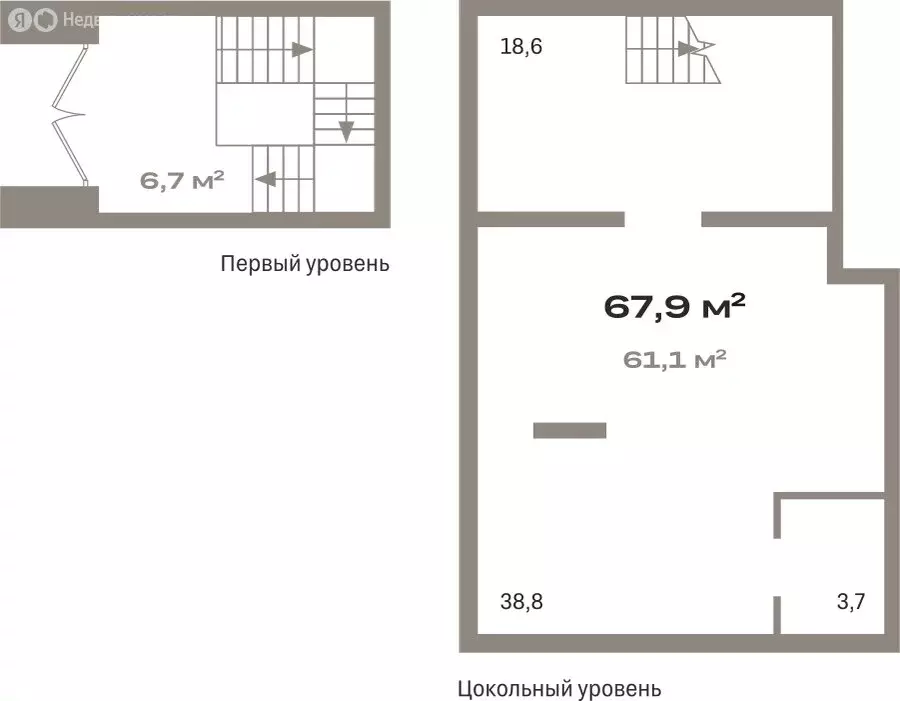 Помещение свободного назначения (67.88 м) - Фото 0