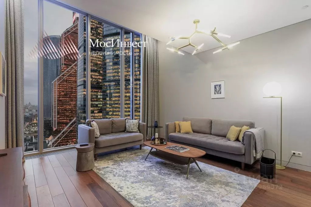 2-к кв. Москва 1-й Красногвардейский проезд, 21с2 (92.0 м) - Фото 1