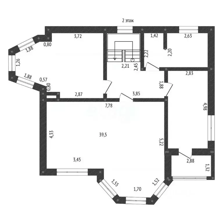 Дом в Башкортостан, Иглинский район, с. Акбердино ул. Сосновая, 5/1 ... - Фото 1
