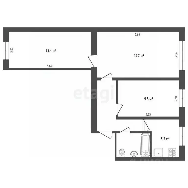 3-к кв. Камчатский край, Петропавловск-Камчатский ул. Пономарева, 35 ... - Фото 1