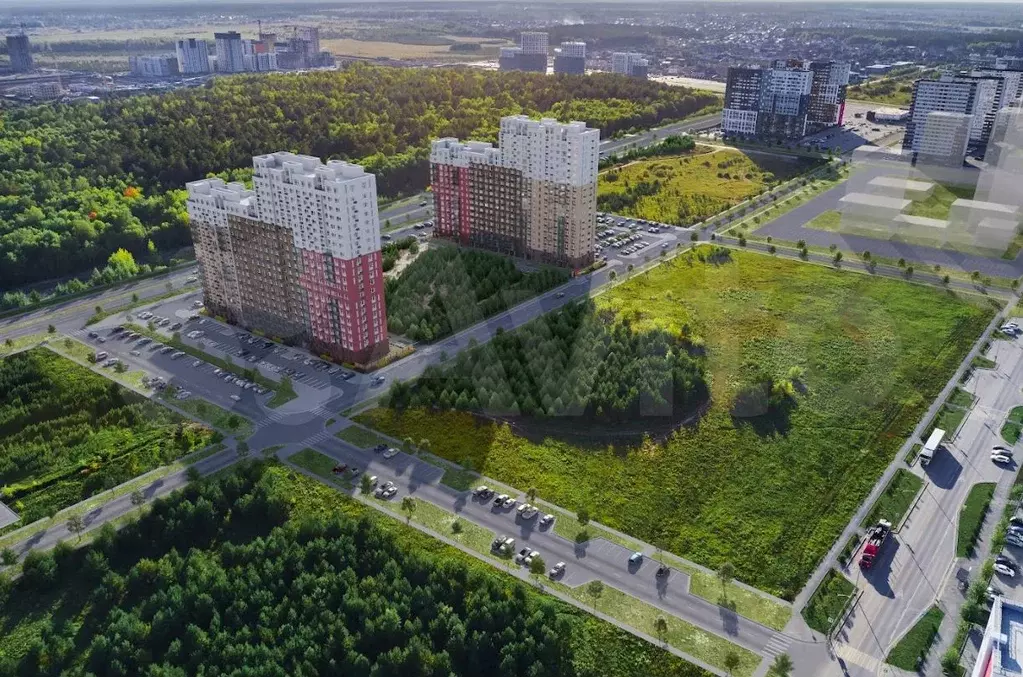 1-к. квартира, 32,9 м, 3/21 эт. - Фото 0