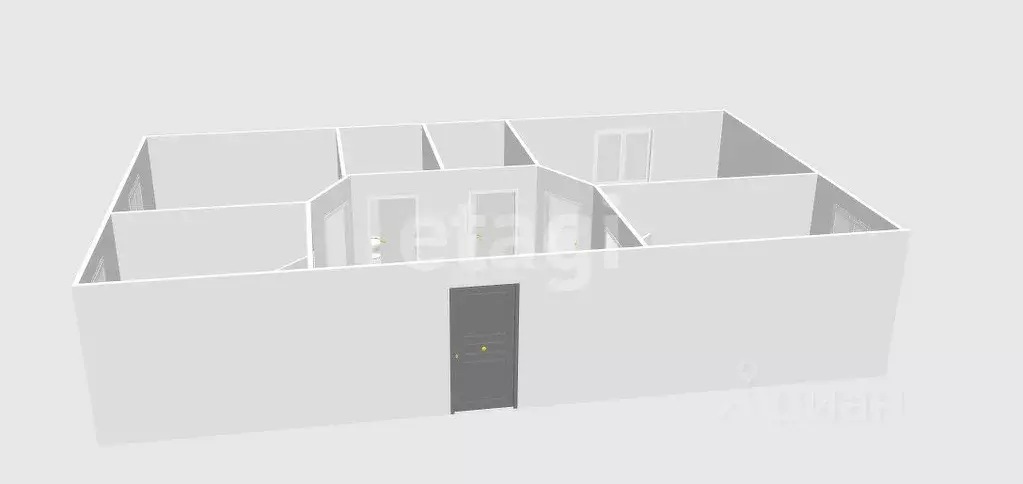 3-к кв. Сахалинская область, Тымовское пгт ул. Первомайская, 20 (72.0 ... - Фото 2