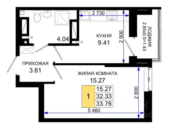 1-к кв. Ростовская область, Ростов-на-Дону Нефтекачка кв-л, Октябрь ... - Фото 0