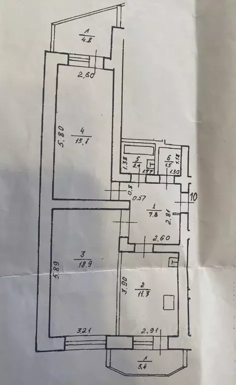 2-к кв. Башкортостан, Уфа ул. Адмирала Макарова, 22 (61.0 м) - Фото 1