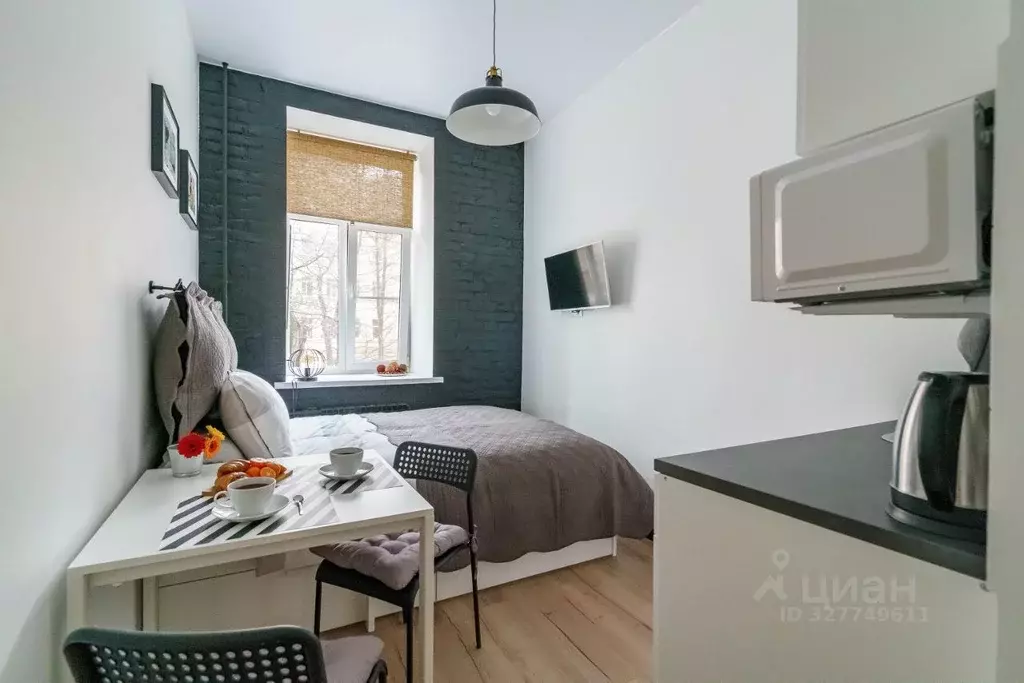 Студия Санкт-Петербург Гончарная ул., 23 (17.0 м) - Фото 1