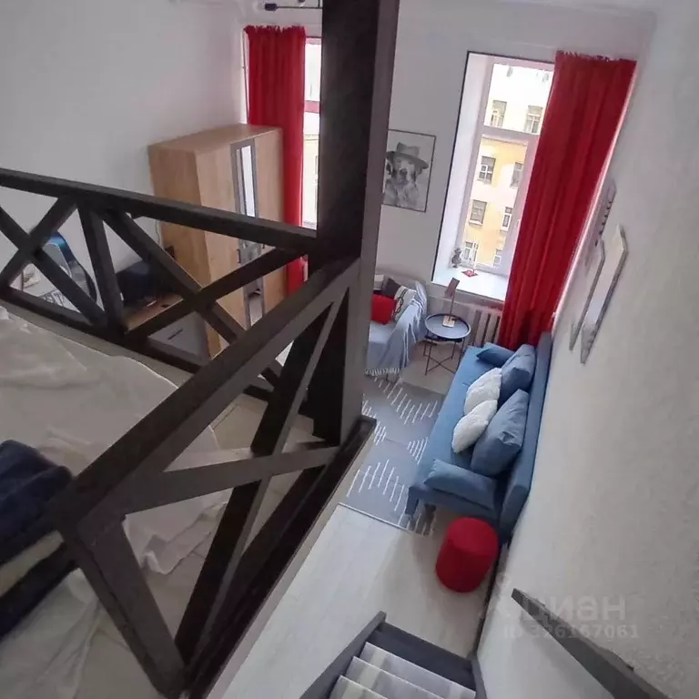 Студия Санкт-Петербург Боровая ул., 11-13 (26.0 м) - Фото 1