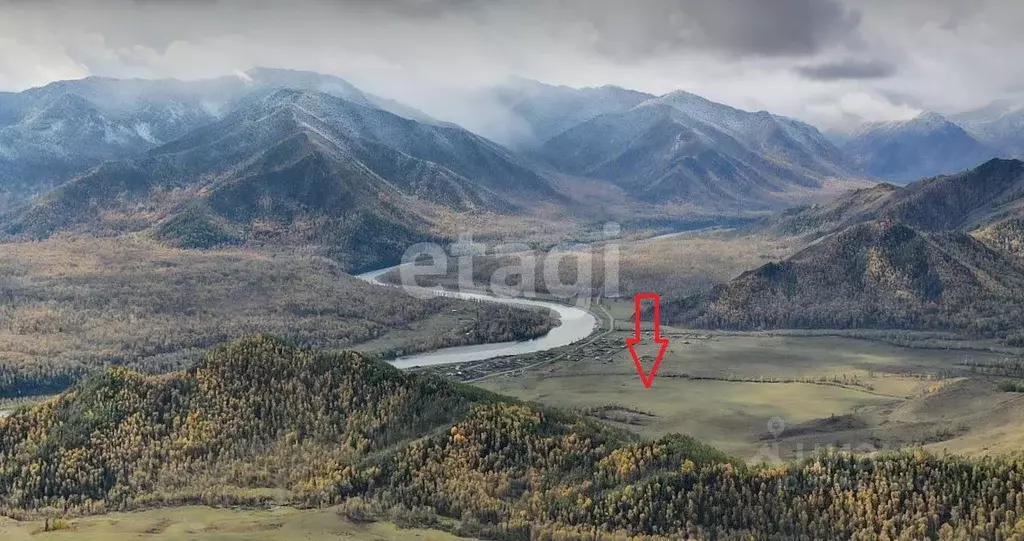 Участок в Алтай, Усть-Коксинский район, с. Тюнгур пер. Светлый, 3 ... - Фото 1