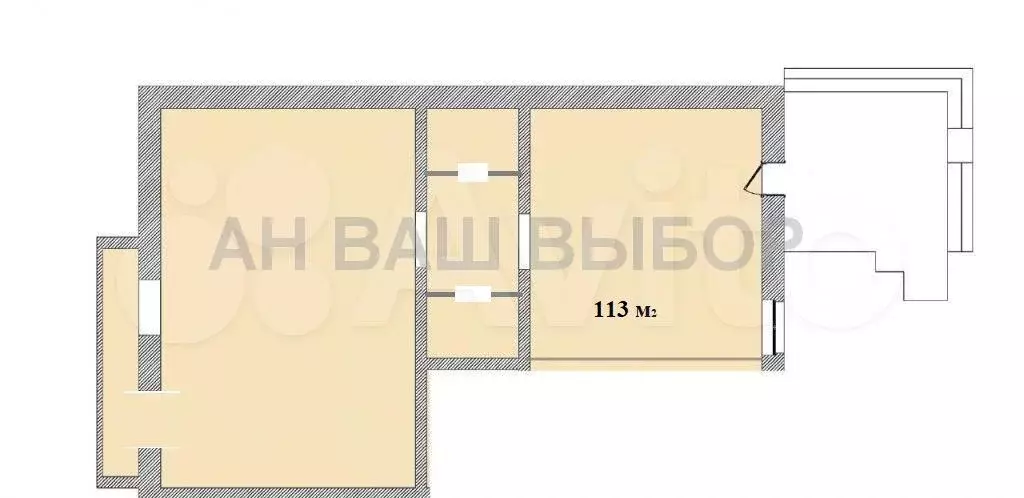 Продаётся помещение на Первой линии, 113.7 м - Фото 0