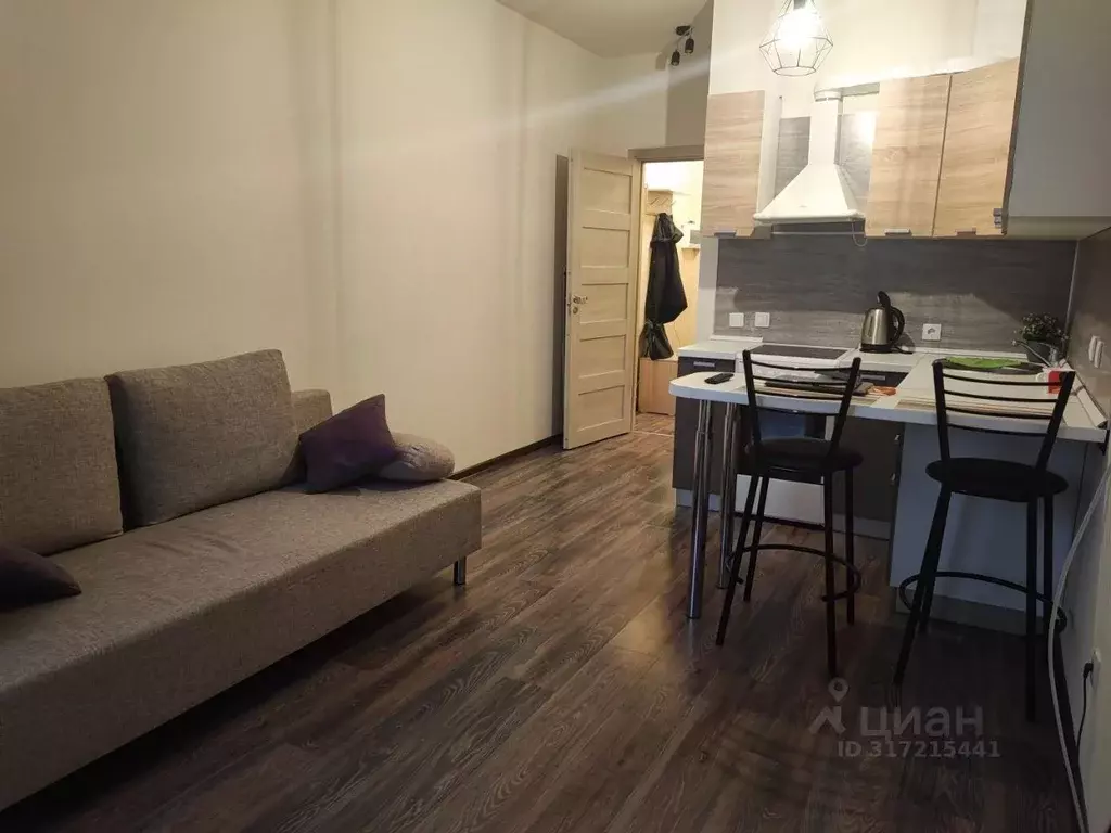 Студия Санкт-Петербург ул. Маршала Казакова, 70к1 (24.0 м) - Фото 1