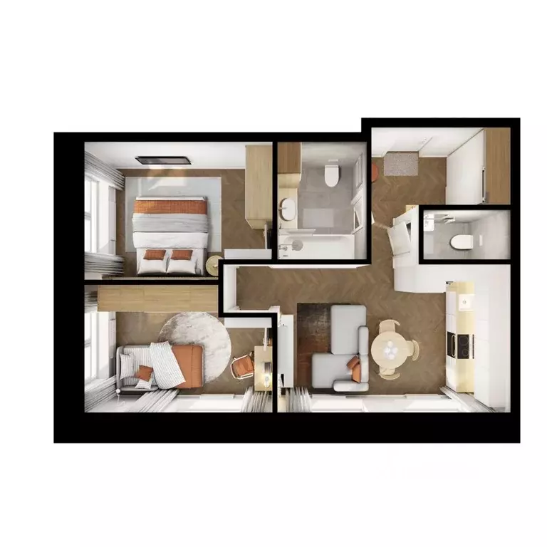 2-к кв. Сахалинская область, Южно-Сахалинск ул. Имени Владимира ... - Фото 2