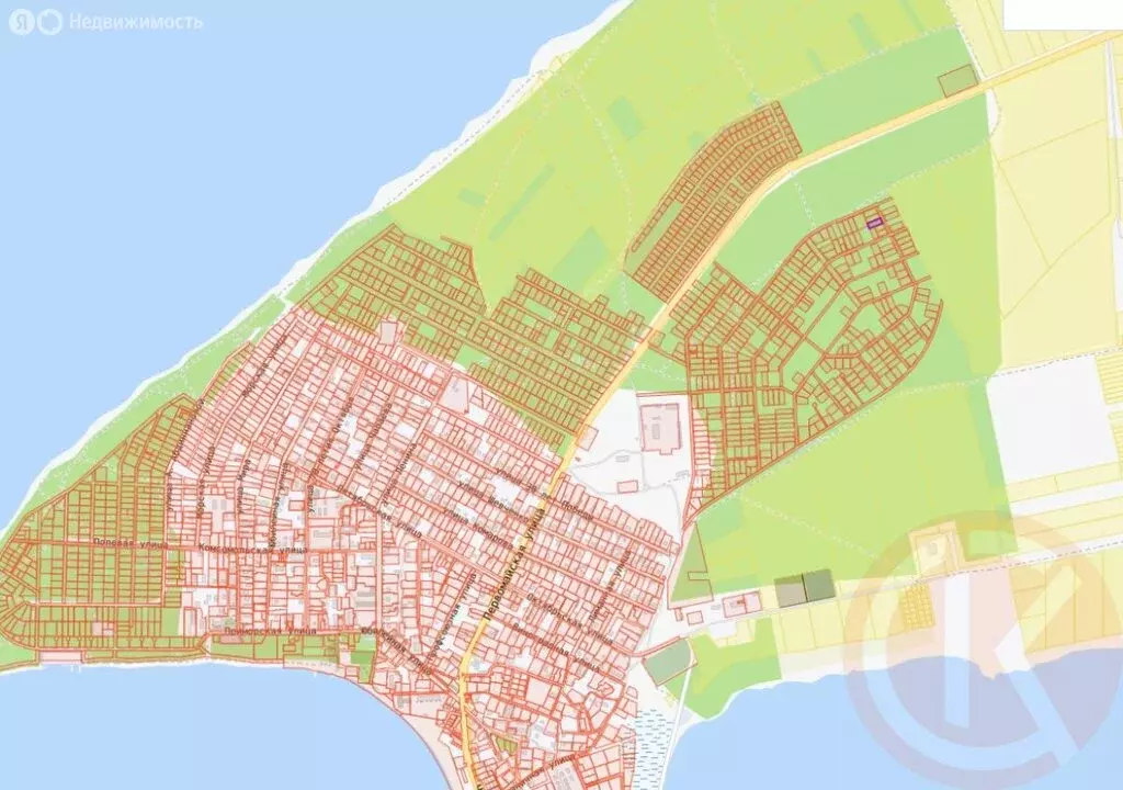 Участок в Межводное, улица В. Якушенко, 5 (10 м) - Фото 1